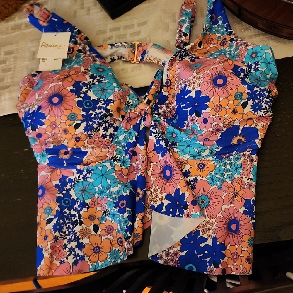 Colorful Floral Kids One Piece
